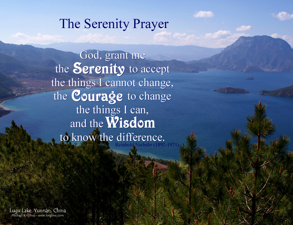 SERENITY PRAYER